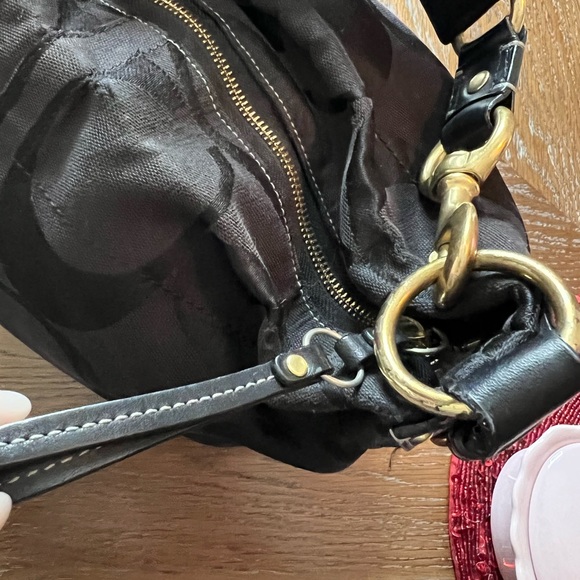 Black Coach Purse & Wallet with Dustbag ❤️ - Picture 10 of 16